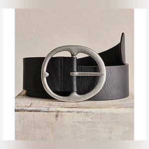 Free People NWT We The Free Brando Hip Belt Black size M/L